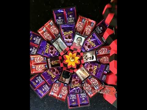 valentine's day sale hexagonal chocolate explosion box