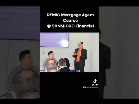 , title : 'REMIC Mortgage Agent Course @ SUNMICRO Financial'