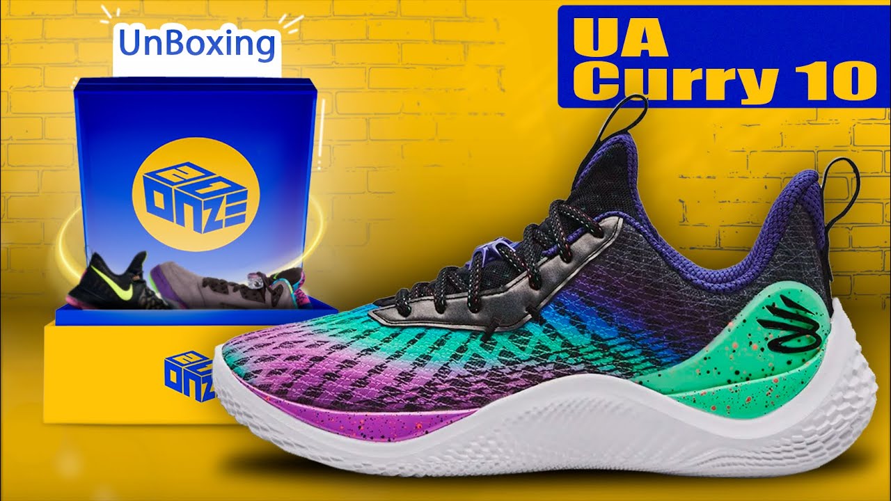 Unboxing Under Armour Curry 10 "Northern Lights" - Em português PT-BR