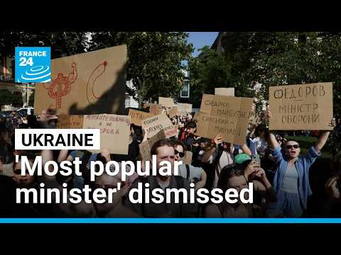 Protests erupt in Ukraine as Zelensky removes defence minister, 'his most popular'