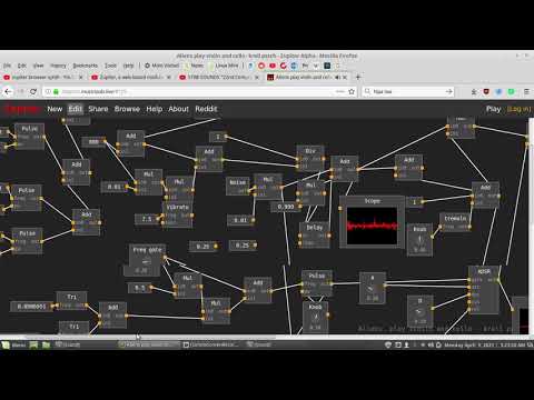 Insomnia and playing with the Zupiter Web Synth