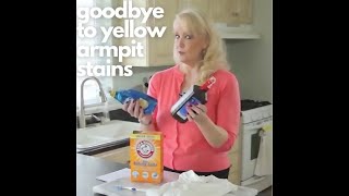 Goodbye to Yellow Armpit Stains!