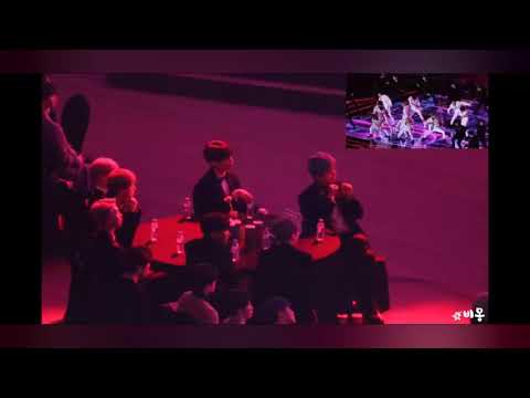 BTS V scared  from stray kids Felix-(deep voice)