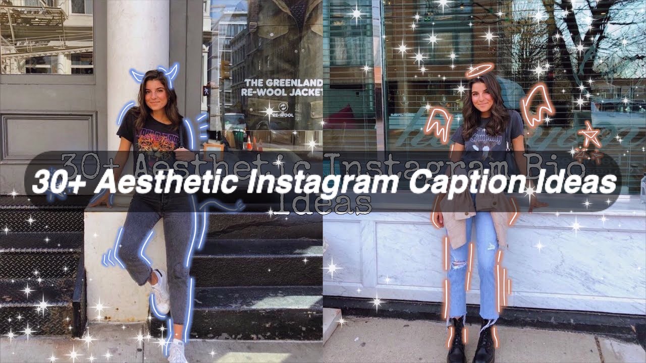 30+ Aesthetic Instagram Caption Ideas || funny, witty, sassy, self love and much more !