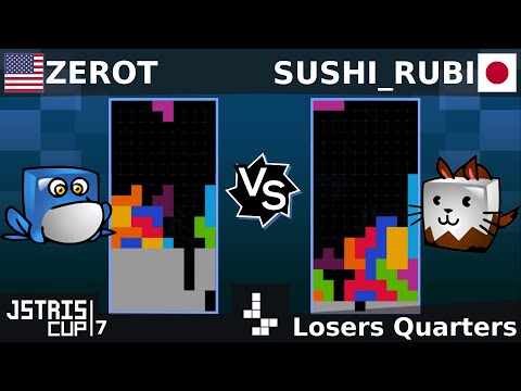 Jstris Cup 7 - ZeroT Vs. Sushi Rubi - Losers Quarters