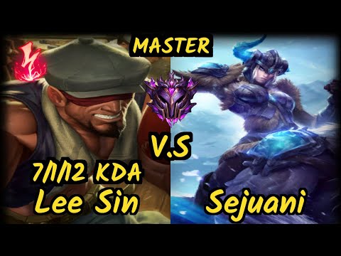 MVP Yondu (LEE SIN) vs SEJUANI - 7/1/12 KDA JUNGLE GAMEPLAY - KR Ranked MASTER