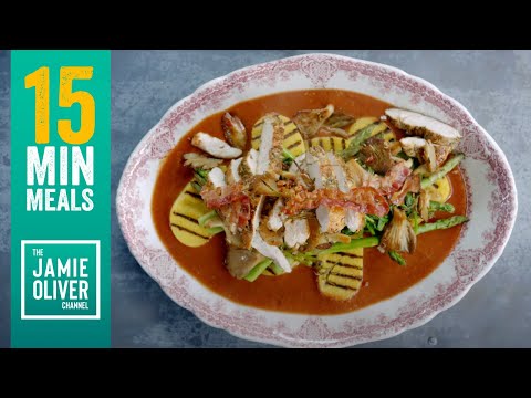 Rosemary Chicken Recipe | Jamie Oliver's 15 Minute Meals | Full Episode