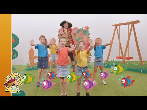 10 kleine visjes - Piet Piraat | De Liedjestuin