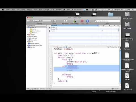 C Programming on the Mac L27 - Switch Statement