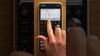[Casio fx-CG50 tutorials] Max and Min point of a Function #shorts