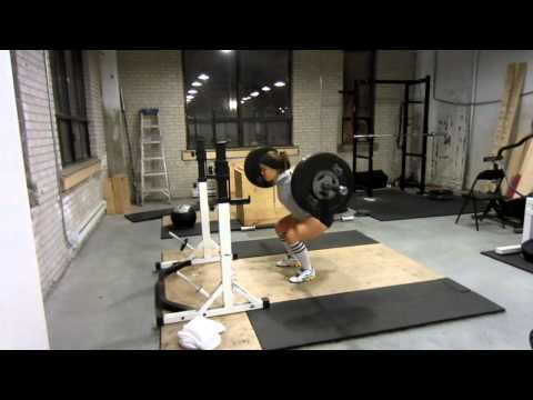 Set 4, 20 rep back squat