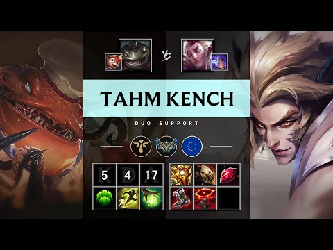 Tahm Kench Support vs Rakan - EUW Challenger Patch 25.17