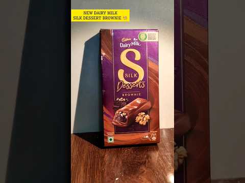 Cadbury Dairy Milk Silk Dessert Brownie Review 🧐 #shorts #chocolate
