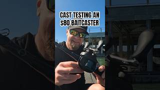 Cast testing an $80 entry level Shimano baitcaster fishing reel.