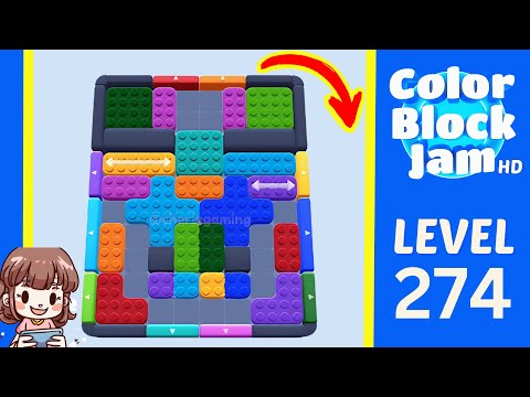 Color Block Jam Level 274 Solution Walkthrough