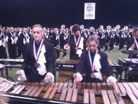 Avon Marching Black & Gold 2010 Grand National Encore pit close up