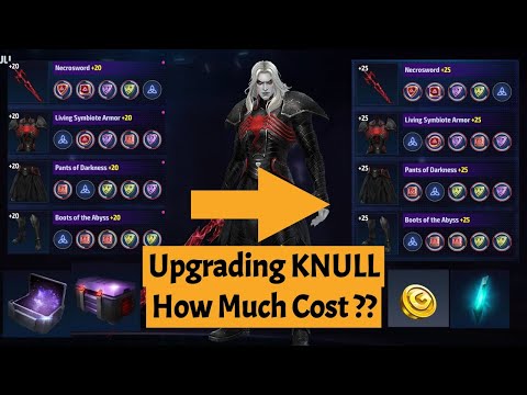 KNULL- Upgrading Gears 20 to 25 - How Much Cost CCF & GOLD