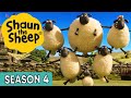 Shaun the Sheep Season 4 🐑 Full Episodes (21-25) 🦆 Duck, Goat, Secrets + MORE | Cartoons for Kids