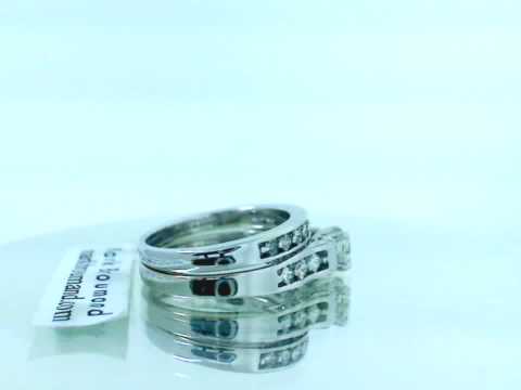 Mark Broumand- 1.26ct Princess Cut Diamond Engagement Ring Wedding Set- www.markbroumand.com