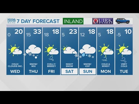 NEWS CENTER Maine Weather Video Forecast