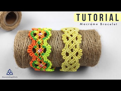 NEW Macrame Celtic Bracelet DIY Macrame Crafts