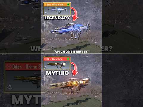 Legendary vs Mythic Oden in CODM