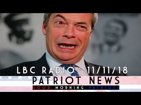 The Nigel Farage Show On Sunday  - FULL SHOW -  11th November 2018