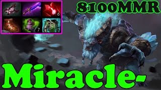Dota 2 - Miracle- 8100 MMR Plays Spirit Breaker - Ranked Match Gameplay