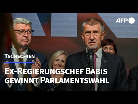 Tschechien: Ex-Regierungschef Babis gewinnt Parlamentswahl | AFP