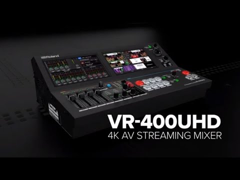 Roland VR-400UHD 4K AV Streaming Mixer | Sweetwater