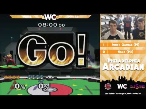 The Philadelphian Arcadian: Jonny Gamble (Sheik) vs Nagy (Marth) - Pools