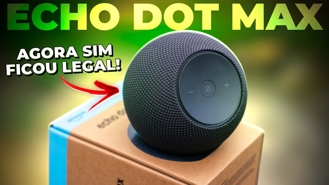 Miniatura da avaliação em vídeo de Smart Speaker Amazon Echo Dot (Geração Mais Recente) com Alexa