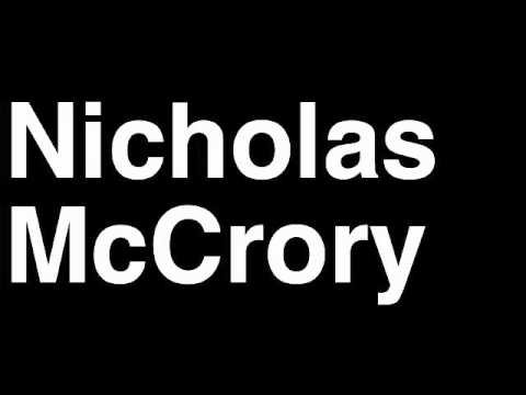 How to Pronounce Nicholas McCrory USA Bronze Medal Synchronized 10m Diving London 2012 Olympics