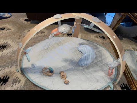 Ingenuity Cozy Spot Reversible Duvet Activity Gym & Play Mat with Wooden Bar Review