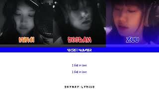 Download lagu SECRET NUMBER (시크릿넘버) - Fall In Love | Easy Lyrics ( Han , Rom , Eng ) Color Coded Lyrics mp3