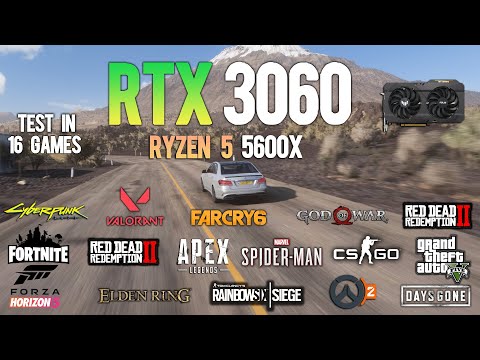 RTX 3060 Test in 16 Games in 2023 ft Ryzen 5 5600X