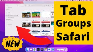 MacOS Safari Tabs and Tab Groups on Mac [Create, Edit, Delete, Move, Duplicate]