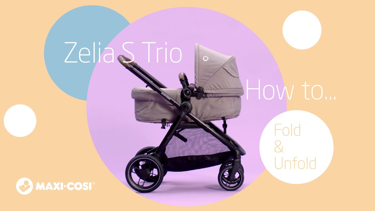 Maxi-Cosi Zelia S Trio: How to fold & unfold