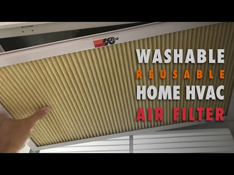 K&N Washable Home HVAC Filter Install | MERV 11 Filter