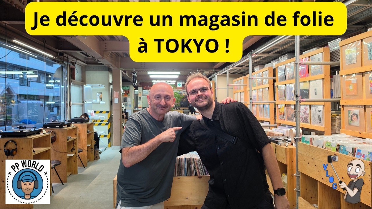 Je découvre un magasin de FOLIE à TOKYO ! (Vinyles, Audio-Technica, Livres, etc)