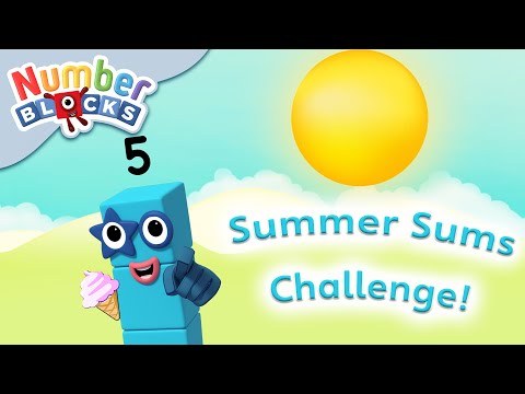 @Numberblocks- Minus Challenge | Summer Sums ☀ - Kingdom Kids Zone, Little Learners - Numberblocks