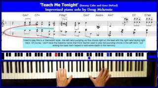 'Teach me Tonight' - lesson in jazz piano