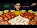 Eating Rasgulla Gulab Jamun Mango Rasmalai Chamcham Big Bites Asmr Eating Mukbang