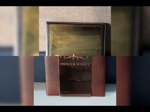 Genuine Leather Menu Cover