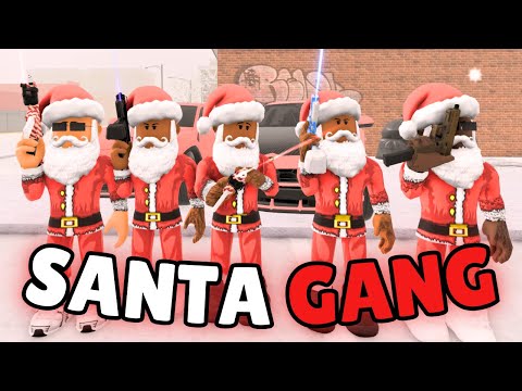 I created the CRAZIEST SANTA GANG in South Bronx The Trenches Roblox!
