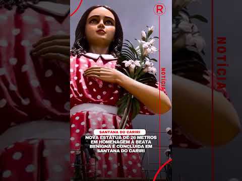 Nova estátua da Beata Benigna é concluída em Santana do Cariri e vira marco de fé