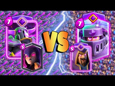 EVOLVED PEKKA + WITCH Vs EVOLVED MEGA KNIGHT + WIZARD | 2V2