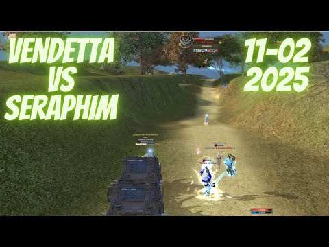 TW Vendetta VS Seraphim 11-02-2025 | Evolved perfect World Territory War | PVP FUN | PWI