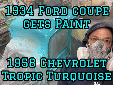 Painting A 1934 Ford Coupe