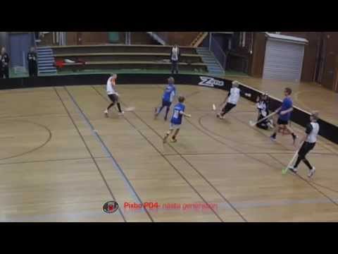 Wictor#91 lägger en grym pass till Benjamin#11 som drar upp den i krysset   Pixbo P04